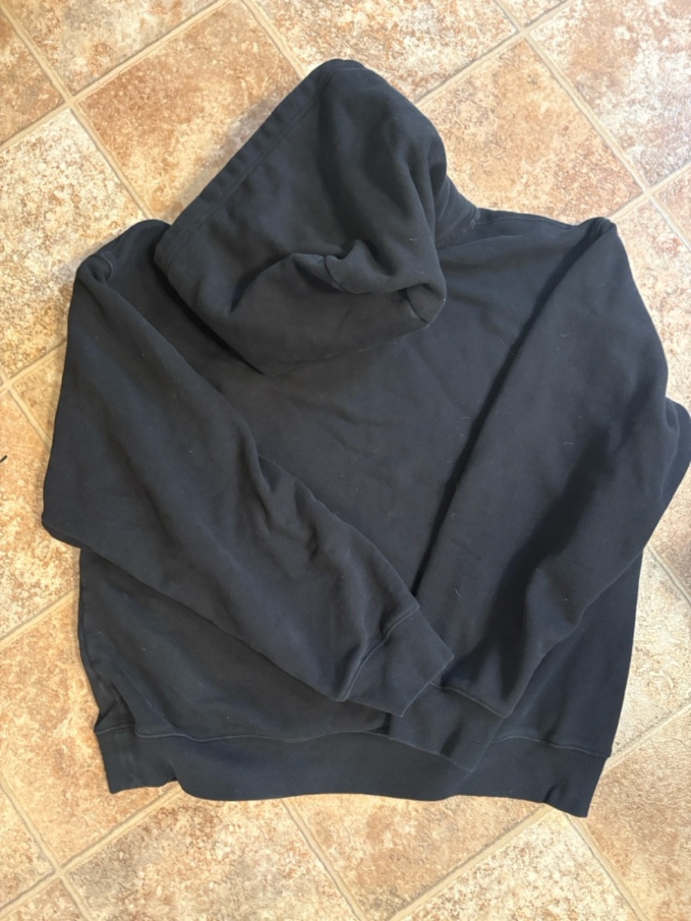 TNA Black Sweatfleece Cozy Fleece Hoodie